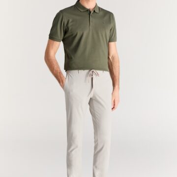 RUBA Milano Slim fit Pantolon - Açık Gri Melanj